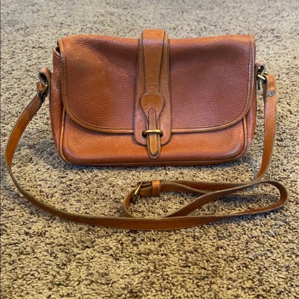 Vintage Dooney & Burke Equestrian Over Under bag